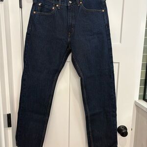 Levi's Men's Dark Indigo Straight Jeans